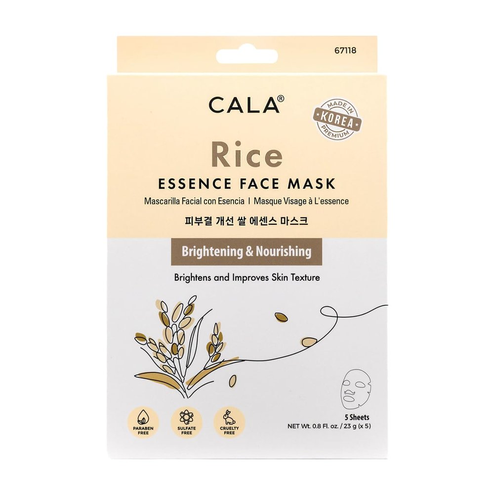 ESSENCE FACIAL MASK: RICE (5PK)