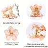 6/12Pcs children Women Girl Flower Shaped Hair Grab Clips, Faux Pearl Decorative Hair Barrettes Hair Decoration Accessories(6PCSBlue) view 2