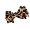1pc Leopard Bow Hairpin - Retro, Fashionable Fabric. Fixed Hair Shark Clip Ideal for All Hairstyles, Dating & Daily Wear view 1