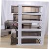 2Pcs Storage Box Vanity Organizers Hardware Drawers 5 Drawer Storage Organizer Storage Cabinet with Drawers Makeup Drawer Locker Storage White Table Plastic/White/31.30 * 21.30 * 15.20Cm view 2
