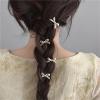 6 Pcs of Women's Golden Bow Mini Hairpins, Sweet and Cool Girl Bangs Hairpins and Hair Accessories(A(6 pieces)) view 4
