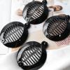 Large Prettyou 3.75 Inches, Round Banana Hair Clips for Thick Hair, 4 Pack in Tortoise Shell, Blue, Mint Green, Side Comb Ponytail Holder (black, Large) view 3