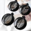 Large Prettyou 3.75 Inches, Round Banana Hair Clips for Thick Hair, 4 Pack in Tortoise Shell, Blue, Mint Green, Side Comb Ponytail Holder (black, Large) view 4