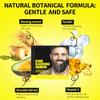 gowwim Beard Dye Shampoo for Men, Natural Plant Extracts Blackening Beard Color Skin-Friendly 10x15ml Travel Packs view 4