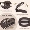 4 Pcs Elegant Duckbill Hair Clip, Flat Round Claw Clip for Women, Designed for Strong Hold on Thick or Thin Hair, Day Wear and Reliable Hold (Hair Clip Set) view 2