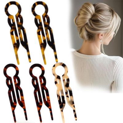 5 PCS Prestige French Hair Pins,Prestige Hair Pin,New Hair Accessories, Elegant Hair Clips for Women,Suitable for All Hair Types (B)