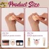 12 Pcs Round Makeup Sponges for Foundation Round Foam Pad Powders Blender Facial Powders Puff Cosmetic Sponge for Liquid Foundation Cream Powdes Concealer - Wet Dry Use view 4
