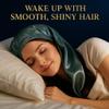100% Silk Bonnet for Sleeping, moisturizes Beautiful Hair for Sleeping, Soft Elastic Band Silk Sleep Cap,Night Cap (Gray Navy) view 2