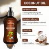 Organic Coconut Tanning Oil,Tanning Spray,Dark Tanning Oil,Tan,3.4 liquid ounce travel bottle view 2