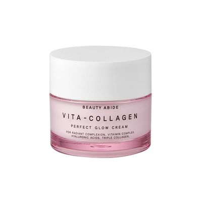 BEAUTY ABIDE Vita-Collagen Perfect Glow Cream (1.76oz)  Daily Facial Cream with Unique Ingredients for Skin Soothing, Radiance, Fine-Line Care & Lasting Hydration