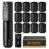 Ambition Soldier Rotary Tattoo Gun Kit Tattoo Cartridge Machine Pen with 12pcs 42mm Disposable Silicone Tattoo Grips view 1