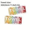 14pcs Travel Washcloths - Soft Compressed Disposable Towels for Face & Body, Wet/Dry Use view 3
