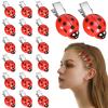 20Pcs Fun Ladybug Hair Clips for Women & Girls, Whimsical Cute Bug Hair Accessories with Metal Grip | Fun Decorative Clips for Daily Use & Cosplay Themed Party & Halloween view 1