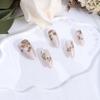 24Pcs Fall Maple Leaf Press on Nails Medium Almond Nude Fake Nails With Glue Glossy Stick on Nails Full Cover Acrylic Nails for Women Autumn Thanksgiving Nail Art Supplies view 4