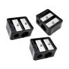 Double Holes Precision Lipstick Cosmetic Pencil Sharpener for Eyebrow Lip Liner Eyeliner Pencil Girls Gift School Supplies(3PCS) view 1