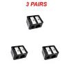 Double Holes Precision Lipstick Cosmetic Pencil Sharpener for Eyebrow Lip Liner Eyeliner Pencil Girls Gift School Supplies(3PCS) view 2