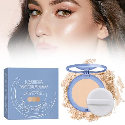 Beauty Powder Cake for Makeup Hold, Face Powder Makeup for women, Waterproof Matte Perfection Pressed Powder for Achieve a Flawless Matte Complexion (Classic Ivory, 0.35 FL OZ)