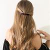 ANBALA 4Pcs Small Barrettes for Women 2.6 Inch Tortoise Shell Acetate Barrettes for Women Thin Fine Hair Small French Hair Clips view 4