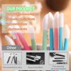 200 PCS Disposable Lip Wands, Lipstick Testers Brush, Lip Gloss Brush, Makeup Applicator for Lip Care, Beauty Tool(Blue) view 4