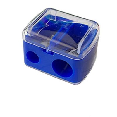 1 Pcs Eyeliner Dual Holes Sharpener(1 Pcs Red)