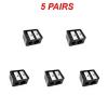 Double Holes Precision Lipstick Cosmetic Pencil Sharpener for Eyebrow Lip Liner Eyeliner Pencil Girls Gift School Supplies(5PCS) view 2