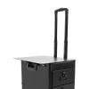 GUEYYSAN Portable Rolling Makeup Case, Hair Care Freestanding Workstation 3 Drawers Tattoo Tool Storage Box with Wheel Trolley Case Black (Metal Board) view 3