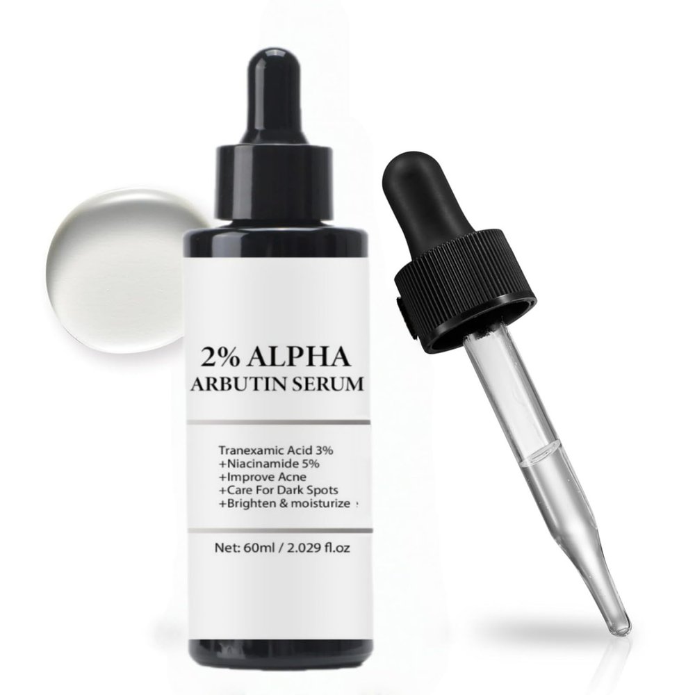2% Alpha Arbutin Serum for Face - Dark Spot Corrector & Hydrating Brightening Essence, Fades Hyperpigmentation, Evens Skin Tone, for All Skin Types 2 fl oz