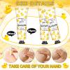 24 Pcs Christmas Positive Duck Gifts Hand Cream Bulk for Coworker Team Employee Appreciation Women Stocking Stuffer Emotional Support Duck Travel Size Mini Lotion Positive Gifts Party Favor view 2