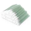200 PCS Disposable Lip Wands, Lipstick Testers Brush, Glitter Crystal Lip Gloss Brush, Makeup Applicator for Lip Care, Beauty Tool (Crystal Green) view 1