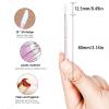 200 PCS Disposable Lip Wands, Lipstick Testers Brush, Glitter Crystal Lip Gloss Brush, Makeup Applicator for Lip Care, Beauty Tool (Crystal Violet) view 3
