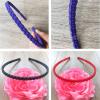 12 PCS Braided Headbands for Women Girls Thin Braid Headband with Teeth Skinny Boho Head Band Accessories view 4