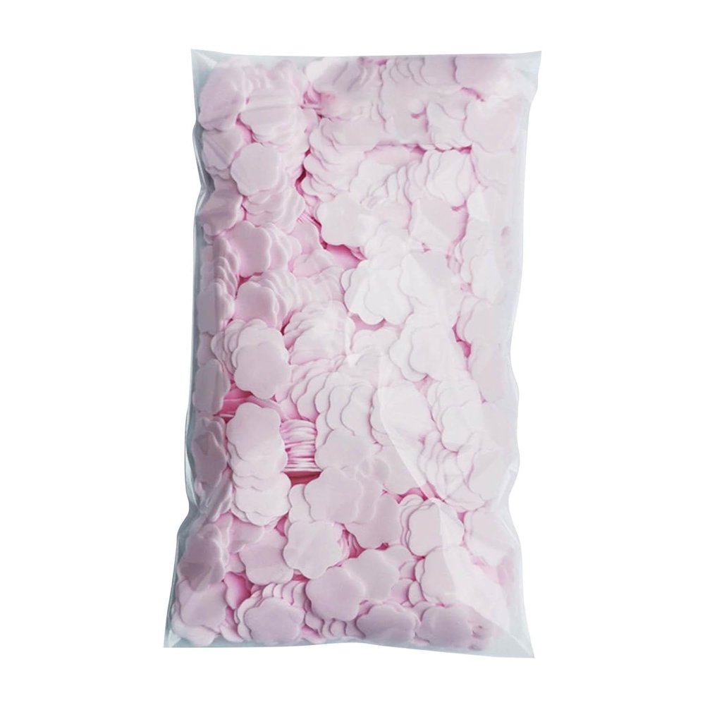1000 Sheets Pink Portable Disposable Paper Soap Portable,Travel Hiking Washing Hand Bath Toiletry Paper Soaps Sheets,Portable Gentle Soaps Papers for Kids Women,Foot and Hand Care