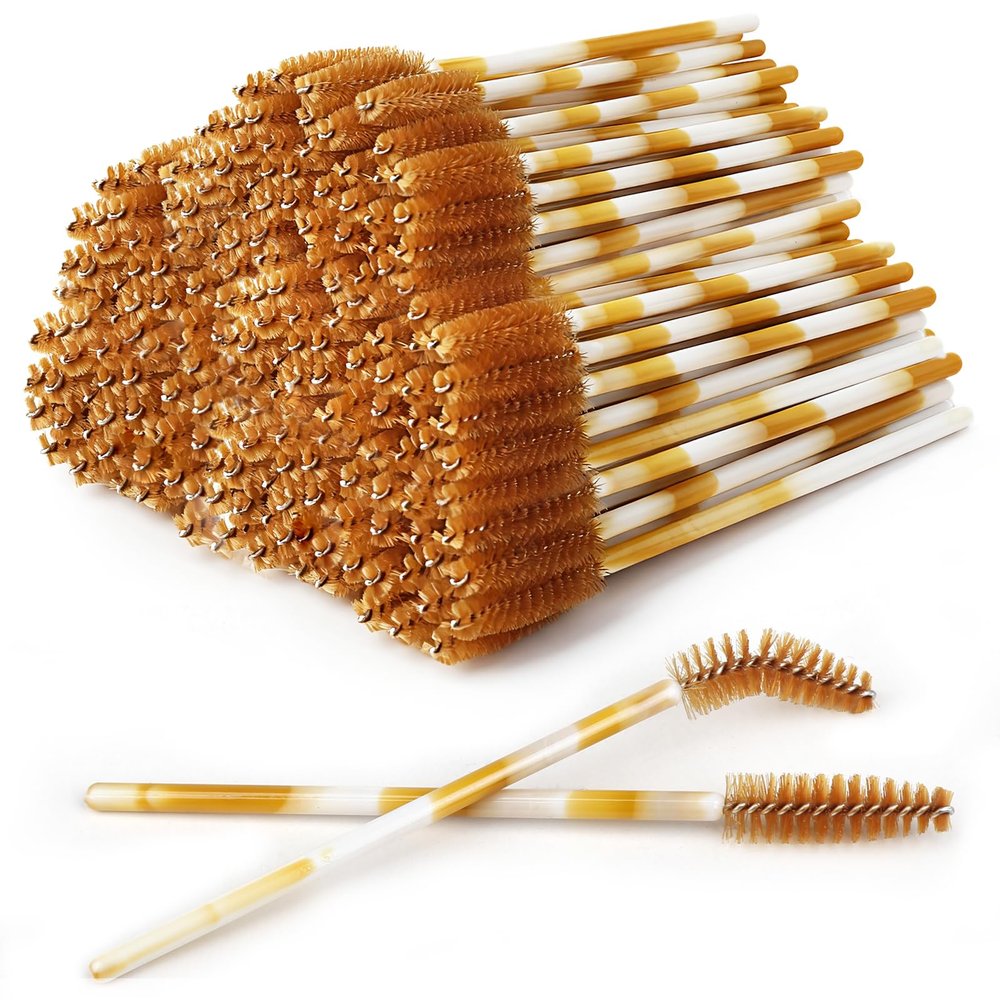 300 PCS Disposable Mascara Wands, Eyelash Mascara Brushes, Eyebrow Spoolies Brush, Plastic Makeup Brushes, Applicator for Eyelashes Extension