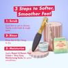 Handmade Heroes Foot Exfoliator - Deep Skin Smoother for Dry, Rough Areas & Cracked Heels Natural Scrub for Silky Soft Skin view 3