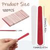 100pcs Emery Boards for Nails Mini Nail Files 180/240 Grit Nail File Double Sided Small Wood Emory Fingernail Files for Acrylic and Natural Nails Manicure Pedicure view 2