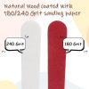 100pcs Emery Boards for Nails Mini Nail Files 180/240 Grit Nail File Double Sided Small Wood Emory Fingernail Files for Acrylic and Natural Nails Manicure Pedicure view 3
