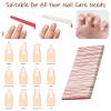 100pcs Emery Boards for Nails Mini Nail Files 180/240 Grit Nail File Double Sided Small Wood Emory Fingernail Files for Acrylic and Natural Nails Manicure Pedicure view 4