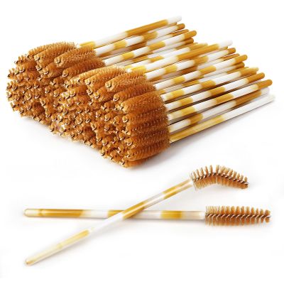 100 PCS Disposable Mascara Wands, Eyelash Mascara Brushes, Eyebrow Spoolies Brush, Plastic Makeup Brushes, Applicator for Eyelashes Extension