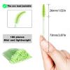 100 PCS Disposable Mascara Wands, Eyelash Mascara Brushes, Eyebrow Spoolies Brush, Plastic Makeup Brushes, Applicator for Eyelashes Extension view 4