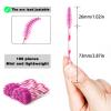 100 PCS Disposable Mascara Wands, Eyelash Mascara Brushes, Eyebrow Spoolies Brush, Plastic Makeup Brushes, Applicator for Eyelashes Extension view 4