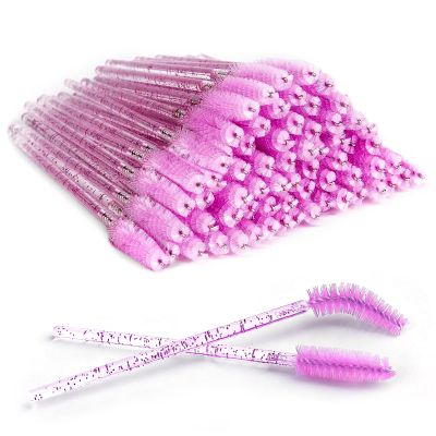 100 PCS Disposable Mascara Wands, Eyelash Mascara Brushes, Eyebrow Spoolies Brush, Plastic Makeup Brushes, Applicator for Eyelashes Extension