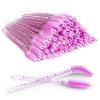 100 PCS Disposable Mascara Wands, Eyelash Mascara Brushes, Eyebrow Spoolies Brush, Plastic Makeup Brushes, Applicator for Eyelashes Extension view 1