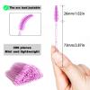 300 PCS Disposable Mascara Wands, Eyelash Mascara Brushes, Eyebrow Spoolies Brush, Plastic Makeup Brushes, Applicator for Eyelashes Extension view 3