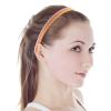 12 PCS Plain Thin Braided Plastic Headbands with Mini Teeth Skinny Pigtail Sytle Headbands Hair Bands Accessories for Women Girls view 3