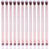 12 Pcs 2 in 1 Eye Makeup Brushes, Sponge Blending Concealer, Eyeshadow Smudge Brush, Eyeshadow Double Ended Concealer Brush, Small Soft Firm Pointed for Blending Eye Shadow view 1