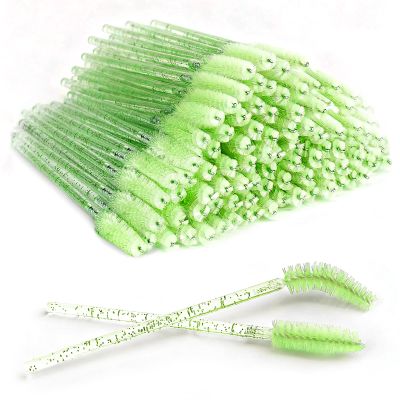 300 PCS Disposable Mascara Wands, Eyelash Mascara Brushes, Eyebrow Spoolies Brush, Plastic Makeup Brushes, Applicator for Eyelashes Extension