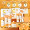 28 Pcs Vitamin C Skin Care Set, Skincare for Girls 10-12, Complete Skincare Routine for Deep Clean, Soft and Hydrated Skin, Ideal Gift for Teen Girls view 2