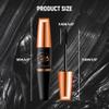 3 PCS Waterproof Silk Fibre Thick Lengthening Mascara, 4D Silk Fiber Lash Mascara for Women, Long Lasting Smudge-Proof Curling Eyelashes Mascaras Black Volume and Length Natural, All Day Full (3 PCS) view 2