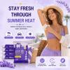 BBlove Acidified Body Wipes - 24H Odor Control, pH Balanced for Underarms & Whole Body, Aluminum-Free & Skin-Loving Formula, 80 Wipes view 4