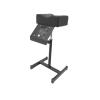 ChuYiElegance Pedicure Chair,Foot Stand with Vacuum Cleaner, Portable Leg Support, Manicure Stool,Foot Stool for Massage SPA, Black view 1